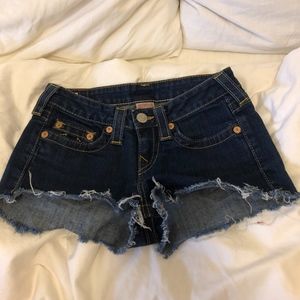 True Religion Jean Shorts